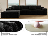 98.4*66.9"Modular sectional sofa seat,Upholstered compressed couch for living W3819P562165