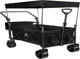 Collapsible Wagon Heavy Duty Wagons Carts Foldable with Removable Canopy, Foldable Wagon Cart with 45037488