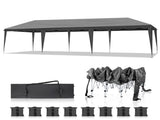 10x30ft Outdoor Pop Up Canopy, Portable Instant Canopy Tent for Outdoor Events Party Wedding 46161399