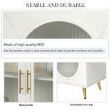 TV Stand 65 Inch TV, Wood TV Stand with Storage Cabinet & Adjustable Shelves, Media TV Console W1445132031