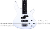 Exquisite Stylish IB Bass with Power Line and Wrench Tool White 52134295
