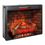 ZUN 33 inch Infrared Electric Fireplace withTrim kit Insert, Touch Panel Home Decor Heater, Smokeless W1769P252988