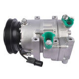 A/C Compressor with Clutch Fits for Hyundai Elantra Hatchback Sedan 2.0L L4 2007-2012 03502081