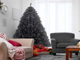 FCH 6ft 1050 Branches PVC Christmas Tree Black 35709404