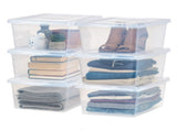 17 Qt. Plastic Storage Bins with Lids, Stackable Storage Containers, Totes, 6Pk 31706320
