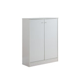 ZUN Shoe/Storage Cabinet with Two Doors Five Shelves - White B107133630