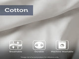 5 Piece Cotton Jaquard Duvet Set-Full/Queen B035P280380