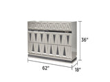 Lavita Modern & Contemporary Style 6- Drawer Dresser Made with Wood and Gold Accents in River Sand B009P245895