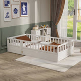 Twin Size Floor, integral construction with super high security barrier, door, children's floor W1858P164923