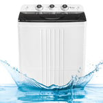 ZUN Twin Tub with Built-in Drain Pump XPB45-428S 20Lbs Semi-automatic Twin Tube Washing Machine for 00898133