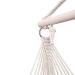 ZUN 2pcs Hanging Rope Air/Sky Chair Swing beige 62053373