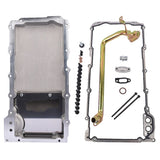Conversion Swap Oil Pan Low Profile Retrofit Kit Satin Fits for LS1 LS2 LS3 LS6 5.3 6.0 21064617