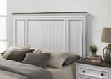Clelane Wood Bedroom Set with Shiplap Panel Queen Bed, Dresser, Mirror, and Two Nightstands T2574P202587