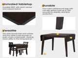 29"- 45" Extendable Dining Table for 4, Folding Kitchen Table with Rubberwood Legs, Space-Saving N752P216387P