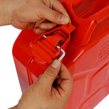 20L US Standard Cold-rolled Plate Petrol Diesel Can Gasoline Bucket with Oil Pipe Red RED 4pcs/set 88681439