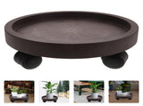 8-piece set of 13 inch circular plant ball cages with 4 wheels, heavy-duty rolled plant racks 90406914
