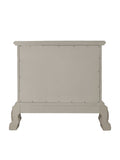 Bone White 2-Drawer Nightstand B062P215404
