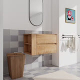 30" Wall Mounting Bathroom Vanity, Soft Close Drawer W999P193004