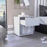 Aberdeeen 19.7-Inch High Nightstand End Table with Open Shelf B070P173171