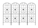 4 Pack Metal Garden Trellis 86.7" x 19.7" Rustproof Trellis for Climbing Plants Outdoor Flower W1586P151254