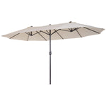 ZUN Outdoor beach umbrella/ Double-SidedMarket Umbrella （Prohibited by WalMart） 99467900