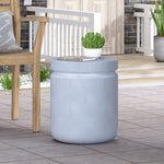 ZUN Outdoor Concrete End Table 73439.00