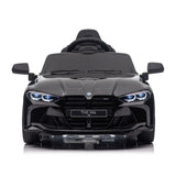 ZUN BMW M4 12v Kids ride on toy car 2.4G W/Parents Remote Control,Three speed adjustable,Power display, W1578P214208