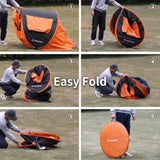 2 Person Black Orange Pop Up Camping Tent T2602P171175