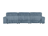 Modern Corduroy 3-Seater Sofa with 3 Throw Pillows, Deep Seat Couch with Soft Ribbed Upholstery and 31050463