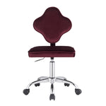 ZUN Red Swivel Office Chair with Casters B062P209416