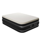 Queen Air Mattress with Built-in Pump, 18in Foam Topper Blow up Mattress, Quick Inflation/Deflation 96257511