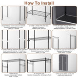 2 Tier Clothing Rack With Cover Portable Wardrobe Closet Covered Garment Rack with 4 Wheels 2 33352784