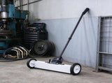 24" Magnetic Sweeper with Wheels, 50 lbs Heavy-Duty Magnetic Pickup Sweeper with Telescoping Tool & 63695338