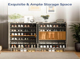 ()2 Cabinet Doors with Top Railing and 1 Row of Shelves for Shoe Cabinets 54853335