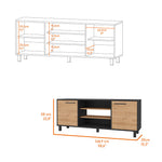 ZUN Washington TV Stand 7 Cubby for TVs Up to 65'' B128P148842