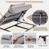 4-68&deg Upgraded Lifting System Electric Adjustable Bed Backrest with Collapsible Safety Rails, 22426119