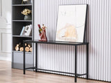 Industrial Style Porch Table Single Layer Black Oak Triamine Board 20900681