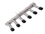 Adjustable Fishing Pole Rack 6 Rods Steel fit for 2" Hitch Receiver Mount Holds 65499308