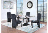 STACEY BLACK DINING CHAIR SET OF 2 B201P342799
