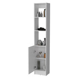 Brenda Linen Cabinet with 1 door, 3 open shelves B128P189936