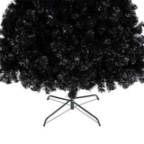 6ft 1050 Branches PVC Christmas Tree Black 26490395