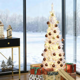 Pink 6FT Pencil Christmas Tree 54527400