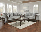 Hernen Carved Wood Frame Sofa T2574P196581
