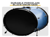 Full Size Adult Drum Set 5-Piece Blue with Bass Drum, two Tom Drum, Snare Drum, Floor Tom, 16" Ride 08283789