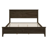 Modern Solid Wood Queen Size Platform Bed with Sturdy Wooden Slats Support,No Box Spring Needed, N701P301000E