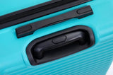 3 Piece Luggage Sets ABS Lightweight Suitcase with Two Hooks, Spinner Wheels, TSA Lock, 41310165