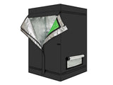 LY-60*60*120cm Home Use Dismountable Hydroponic Plant Growing Tent with Window Green & Black 34597923