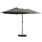 ZUN Outdoor beach umbrella/Double-Sided Market Umbrella （Prohibited by WalMart） 63242560