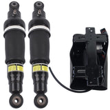 2x Air Shock Absorber 1x Compressor Pump Rear Set For Nissan Armada 2005-2015 Infiniti QX56 35894710