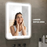 Bathroom Vanity Mirror with Light for Wall Smart LED 3224 Frame Makeup Mirror for Over Sink T3177P296178